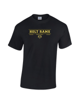 Holt Jr Rams Basketball Border - Cotton T-Shirt