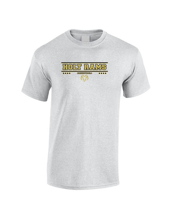 Holt Jr Rams Basketball Border - Cotton T-Shirt