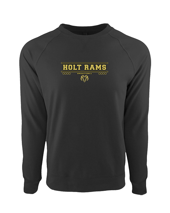 Holt Jr Rams Basketball Border - Crewneck Sweatshirt
