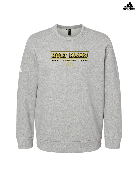 Holt Jr Rams Basketball Border - Mens Adidas Crewneck