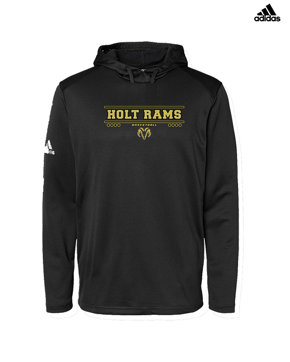 Holt Jr Rams Basketball Border - Mens Adidas Hoodie