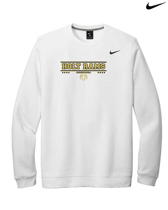 Holt Jr Rams Basketball Border - Mens Nike Crewneck