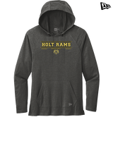 Holt Jr Rams Basketball Border - New Era Tri-Blend Hoodie