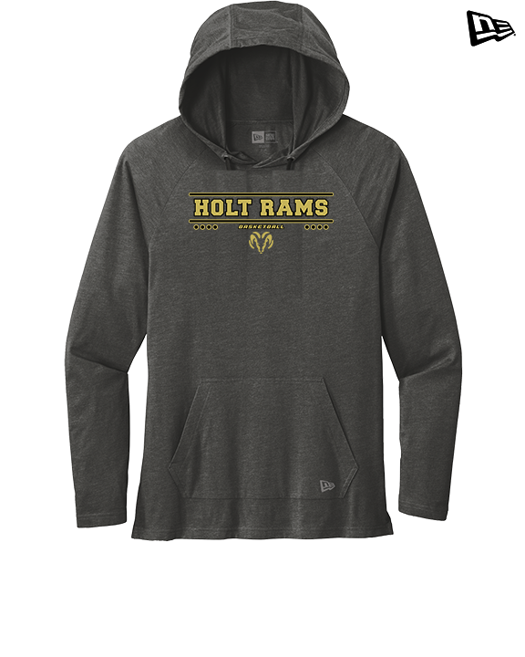 Holt Jr Rams Basketball Border - New Era Tri-Blend Hoodie
