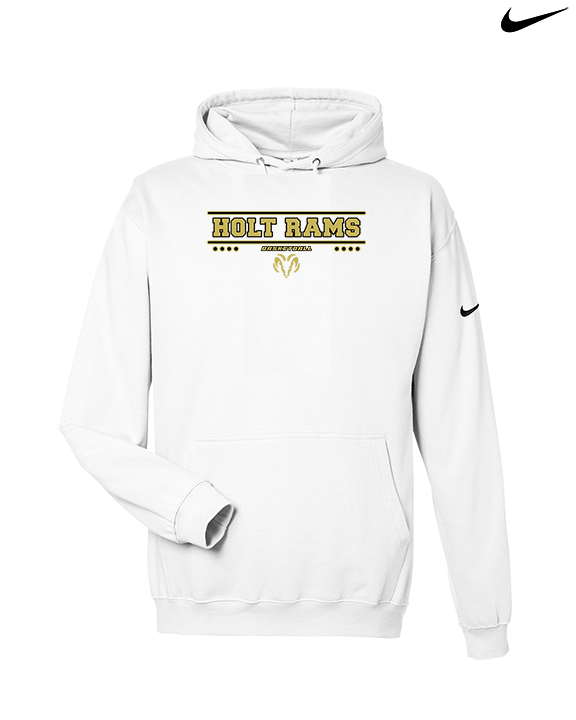 Holt Jr Rams Basketball Border - Nike Club Fleece Hoodie