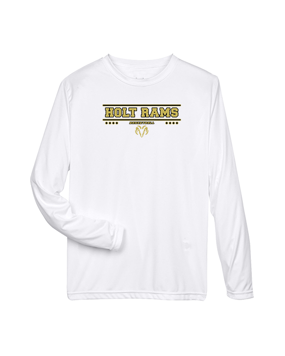 Holt Jr Rams Basketball Border - Performance Longsleeve