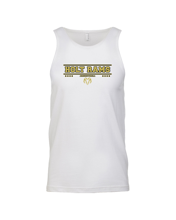 Holt Jr Rams Basketball Border - Tank Top