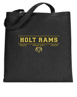 Holt Jr Rams Basketball Border - Tote