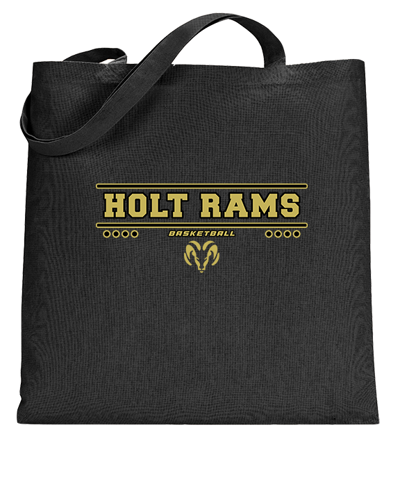 Holt Jr Rams Basketball Border - Tote