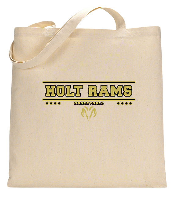 Holt Jr Rams Basketball Border - Tote