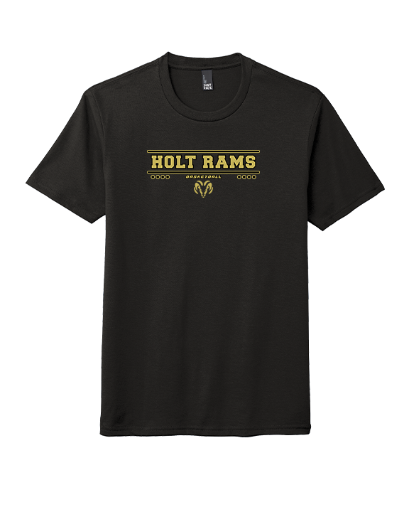 Holt Jr Rams Basketball Border - Tri-Blend Shirt