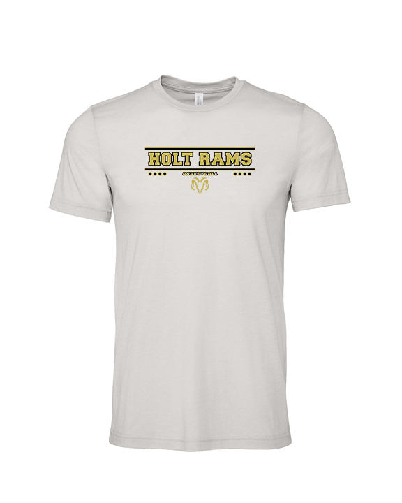 Holt Jr Rams Basketball Border - Tri-Blend Shirt