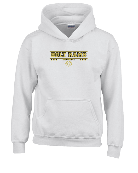 Holt Jr Rams Basketball Border - Unisex Hoodie