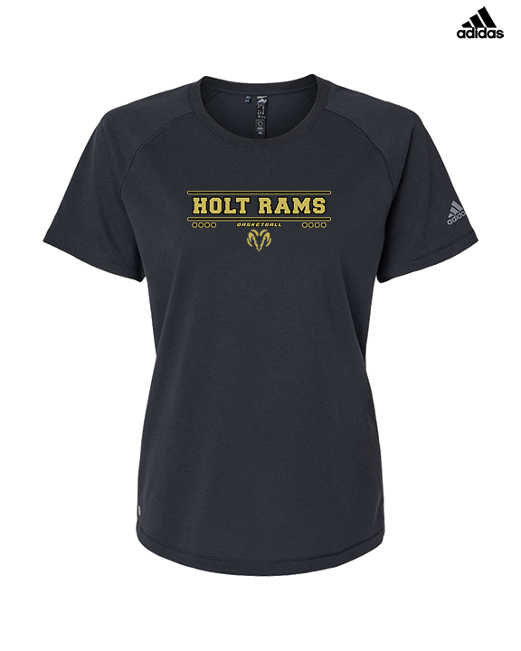 Holt Jr Rams Basketball Border - Womens Adidas Performance Shirt