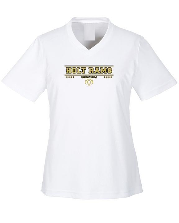 Holt Jr Rams Basketball Border - Womens Performance Shirt
