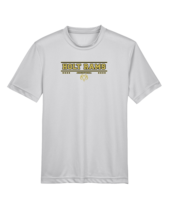 Holt Jr Rams Basketball Border - Youth Performance Shirt
