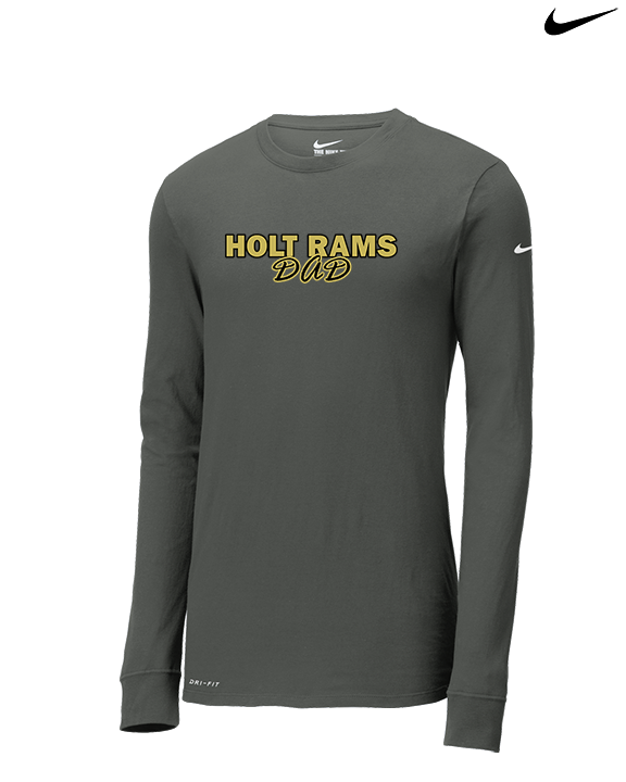 Holt Jr Rams Basketball Dad - Mens Nike Longsleeve