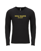 Holt Jr Rams Basketball Dad - Tri-Blend Long Sleeve