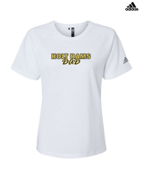 Holt Jr Rams Basketball Dad - Womens Adidas Performance Shirt