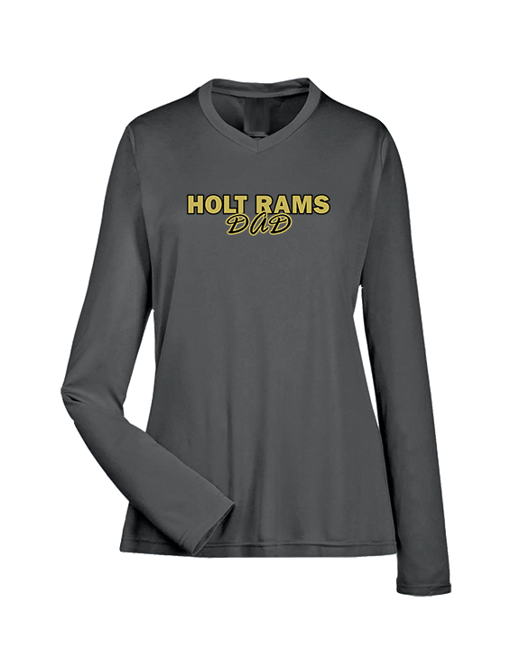 Holt Jr Rams Basketball Dad - Womens Performance Longsleeve