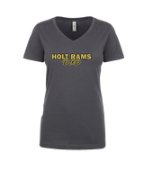 Holt Jr Rams Basketball Dad - Womens Vneck