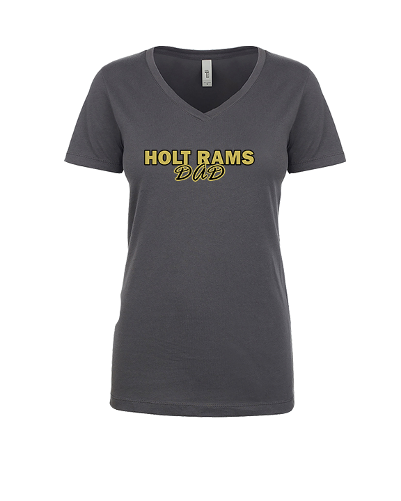 Holt Jr Rams Basketball Dad - Womens Vneck