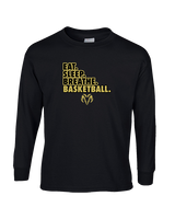 Holt Jr Rams Basketball Eat Sleep - Cotton Longsleeve