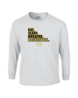 Holt Jr Rams Basketball Eat Sleep - Cotton Longsleeve