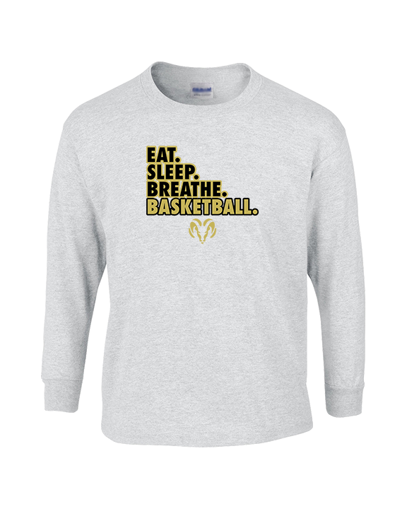 Holt Jr Rams Basketball Eat Sleep - Cotton Longsleeve
