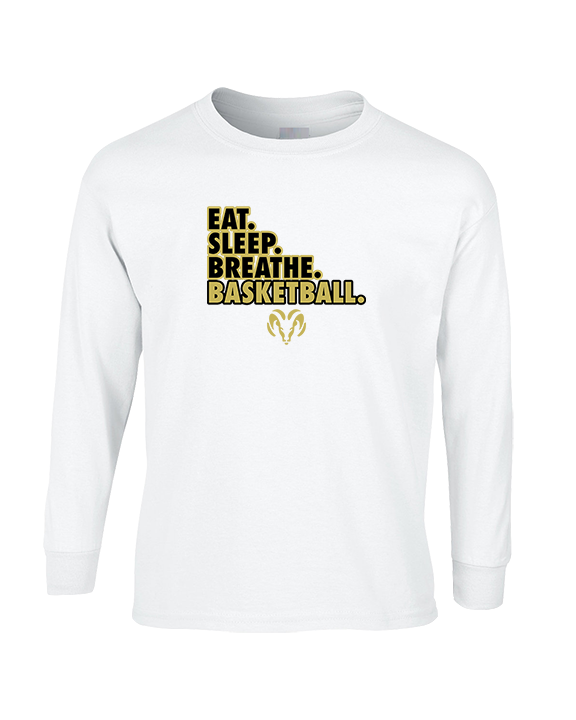 Holt Jr Rams Basketball Eat Sleep - Cotton Longsleeve