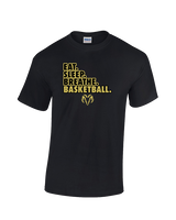 Holt Jr Rams Basketball Eat Sleep - Cotton T-Shirt