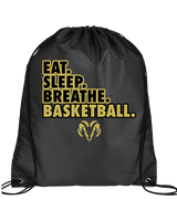 Holt Jr Rams Basketball Eat Sleep - Drawstring Bag