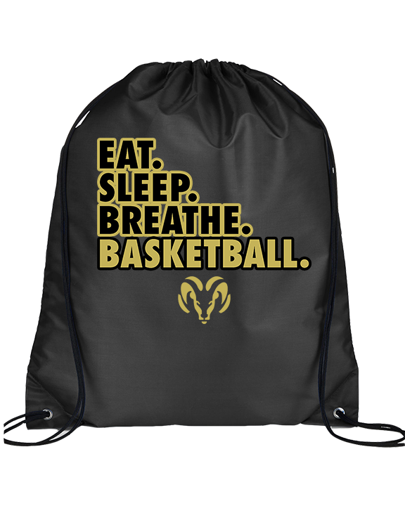 Holt Jr Rams Basketball Eat Sleep - Drawstring Bag