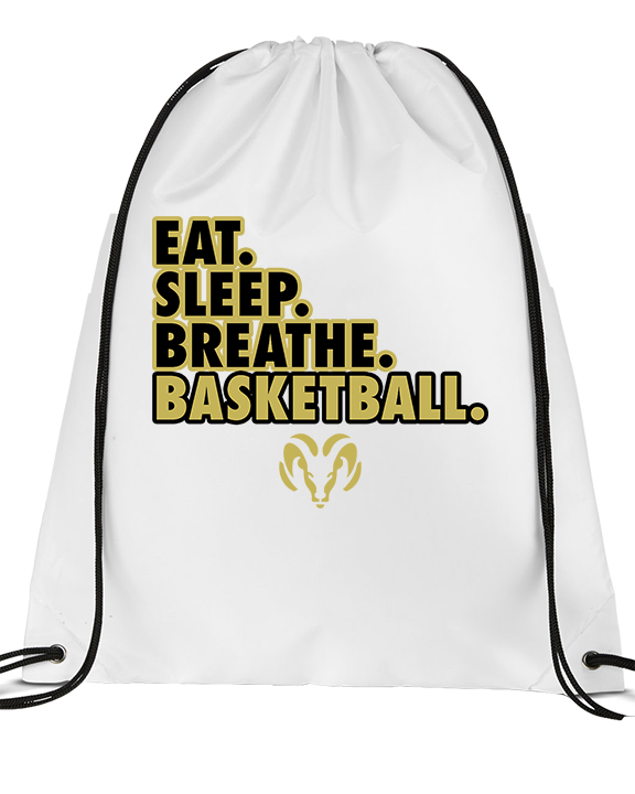 Holt Jr Rams Basketball Eat Sleep - Drawstring Bag
