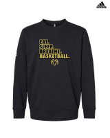 Holt Jr Rams Basketball Eat Sleep - Mens Adidas Crewneck