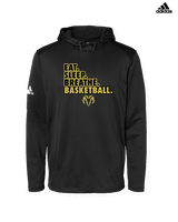 Holt Jr Rams Basketball Eat Sleep - Mens Adidas Hoodie