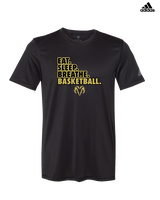 Holt Jr Rams Basketball Eat Sleep - Mens Adidas Performance Shirt
