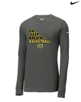 Holt Jr Rams Basketball Eat Sleep - Mens Nike Longsleeve