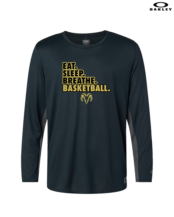 Holt Jr Rams Basketball Eat Sleep - Mens Oakley Longsleeve
