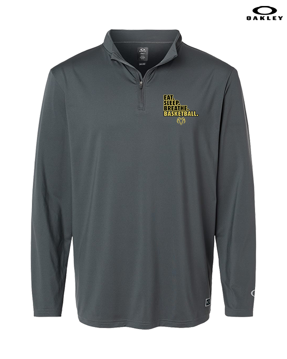 Holt Jr Rams Basketball Eat Sleep - Mens Oakley Quarter Zip