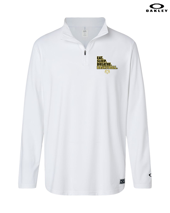 Holt Jr Rams Basketball Eat Sleep - Mens Oakley Quarter Zip