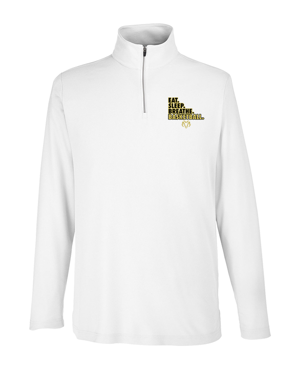 Holt Jr Rams Basketball Eat Sleep - Mens Quarter Zip