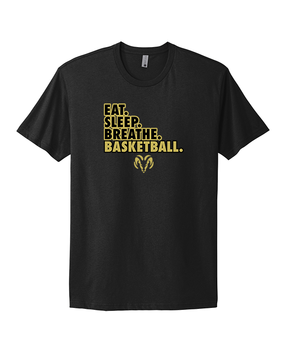 Holt Jr Rams Basketball Eat Sleep - Mens Select Cotton T-Shirt