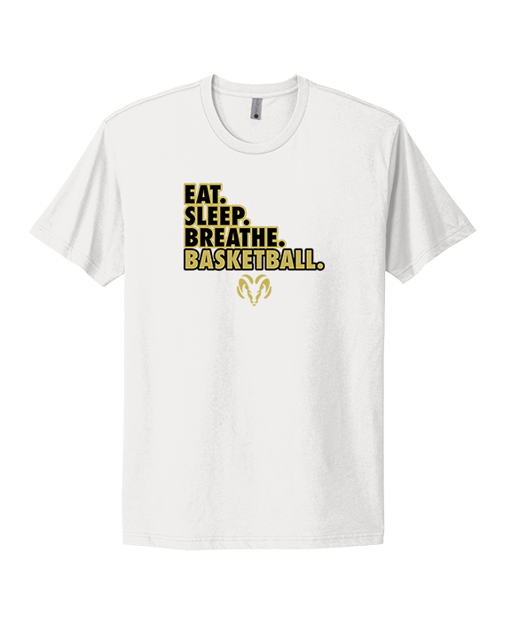 Holt Jr Rams Basketball Eat Sleep - Mens Select Cotton T-Shirt