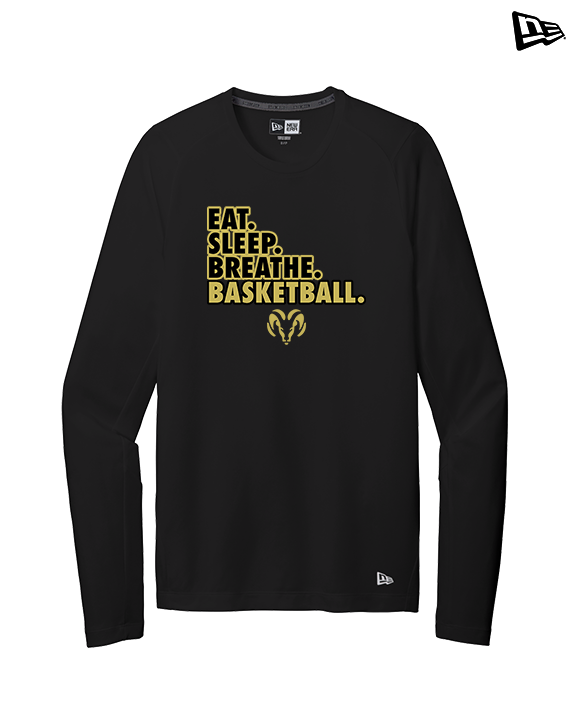 Holt Jr Rams Basketball Eat Sleep - New Era Performance Long Sleeve