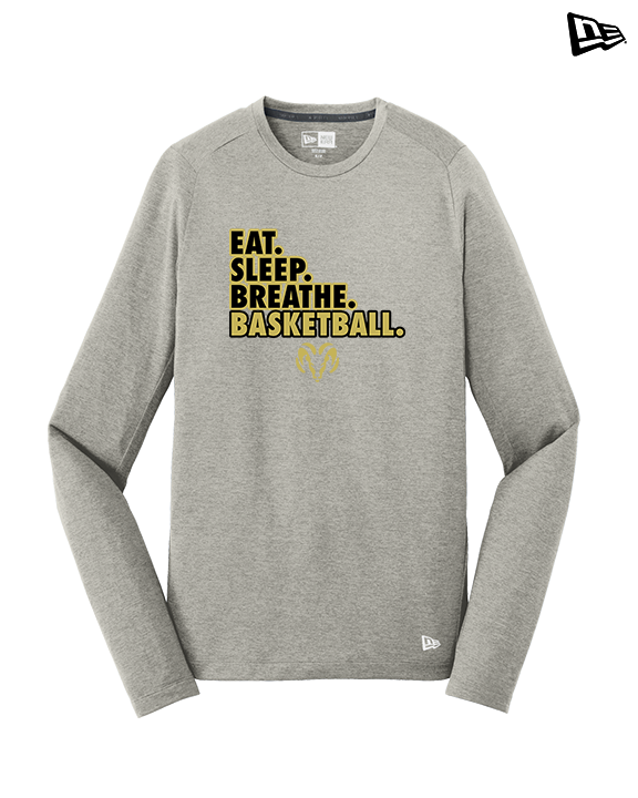 Holt Jr Rams Basketball Eat Sleep - New Era Performance Long Sleeve