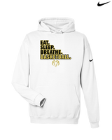 Holt Jr Rams Basketball Eat Sleep - Nike Club Fleece Hoodie