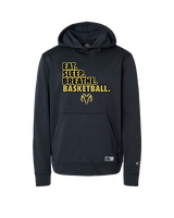 Holt Jr Rams Basketball Eat Sleep - Oakley Performance Hoodie