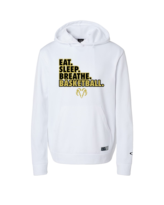 Holt Jr Rams Basketball Eat Sleep - Oakley Performance Hoodie