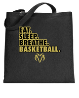 Holt Jr Rams Basketball Eat Sleep - Tote